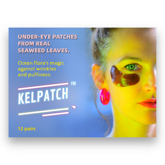 Kelpatch Seaweed Under-Eye Patches From Real Hand-Cut Kelp Leaves