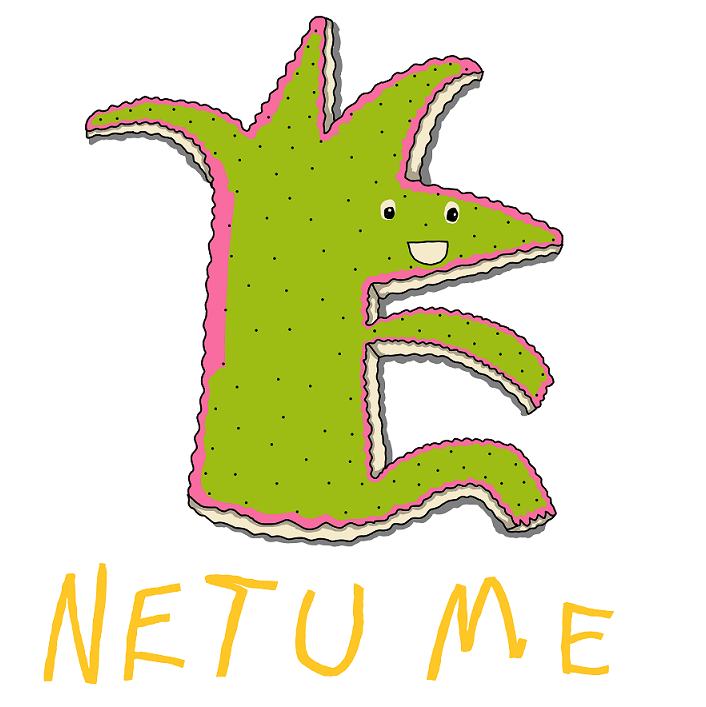 Netu Me Cosmetics Logo, Natural Seaweed Kelp Algae for skincare face and body mask at home and professional using in SPA